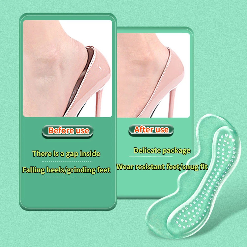 وسادات كعب من الجل السيليكوني  - مراجعة Heel Liner Grip وسعره