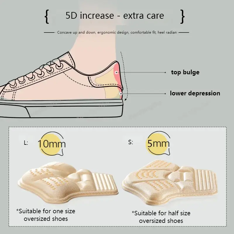 10 قطعة منصات القدم للأحذية ال - مراجعة Heel Liner Grip وسعره